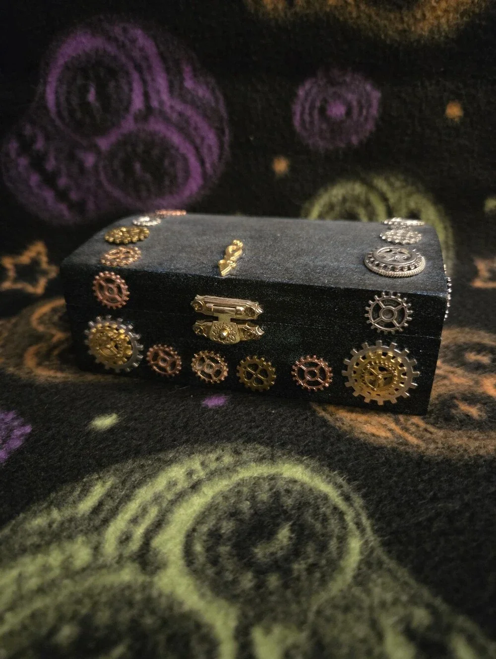Steampunk Gears Jewelry Box